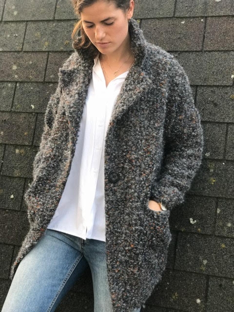 Fluffy Flower - Grey