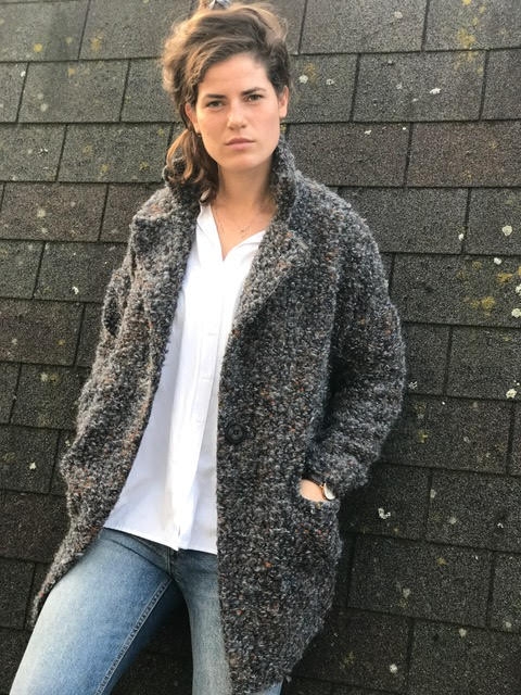 Fluffy Flower - Grey