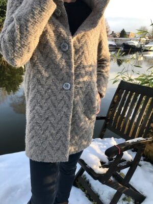 cc Wool Jacket Light Grey