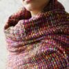 Multi color shawl (knitted)