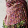Multi color shawl (knitted)