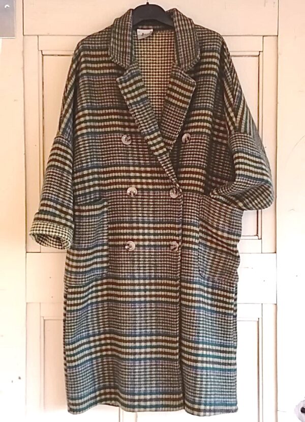 Johanna Paris - Coat Granddad Check