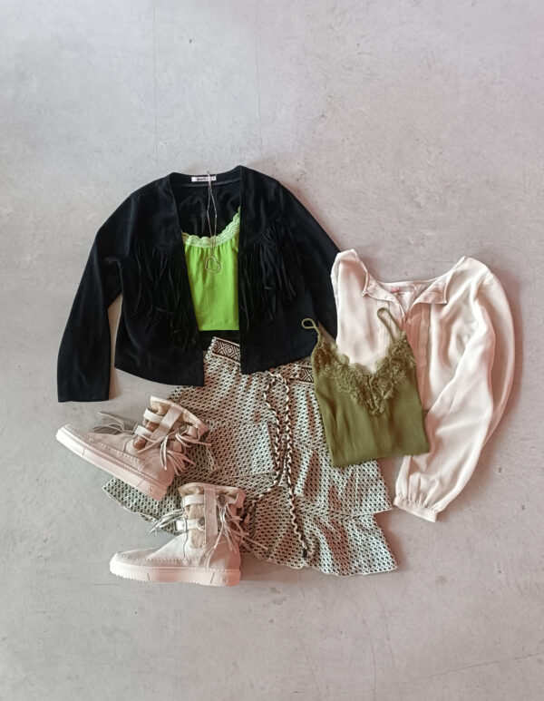 Ruffle Boho Skirt
