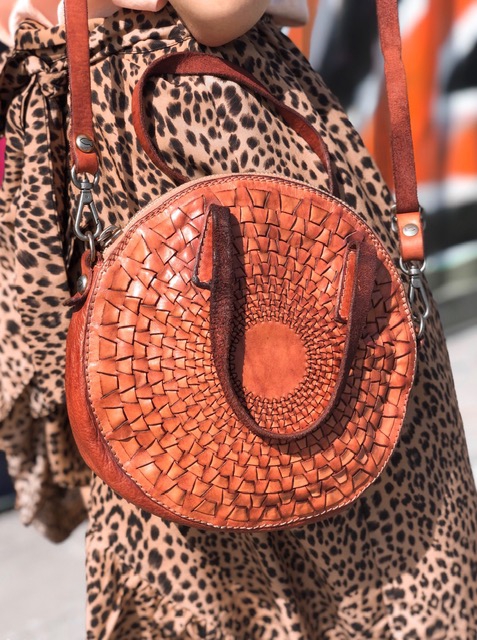 Small Round bag - "Edera"