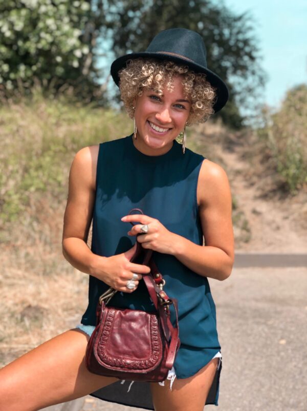 Shoulder small bag - "Afrodite"