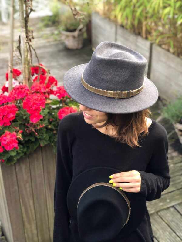 Classic dark grey hat