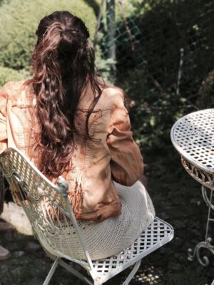 karma_of_charme_jacket_denim_yellow-orange Jacket Stelle Denim Yellow