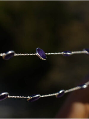 ketting-35 PURPLE AMETHYST