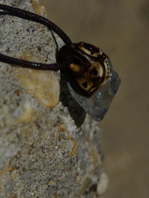 Light celestite necklace