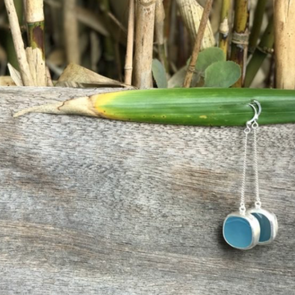 AGATE - Sea Blue Silver