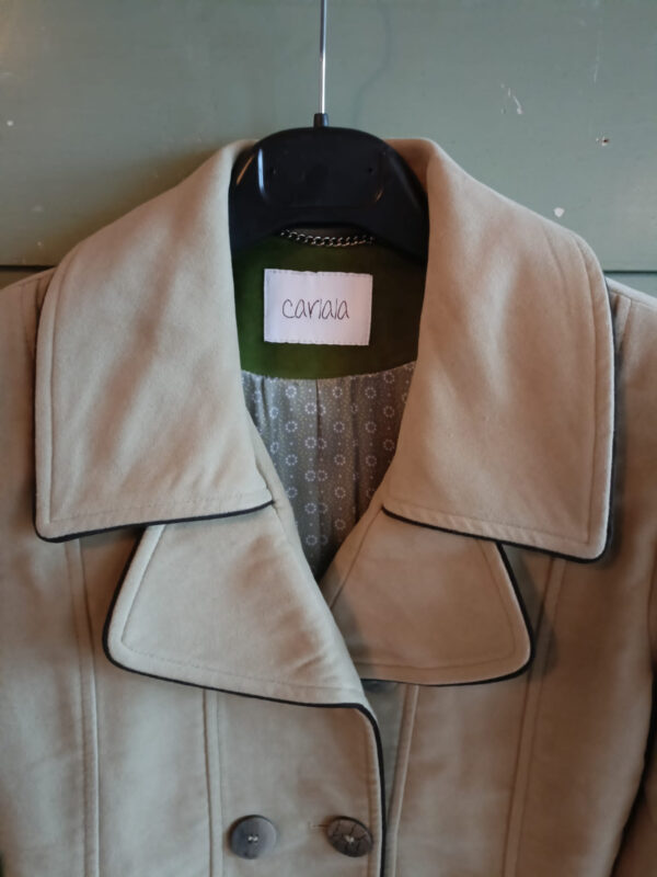 Velours Blazer - Beige