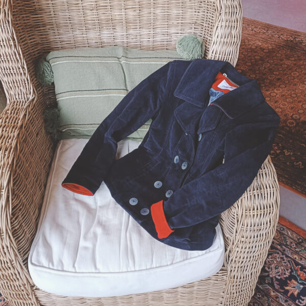 Velours Blazer - Marine