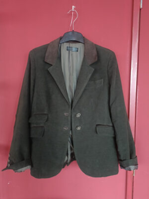 photo-2024-02-06-13-41-35 Velours Blazer - Dark Green