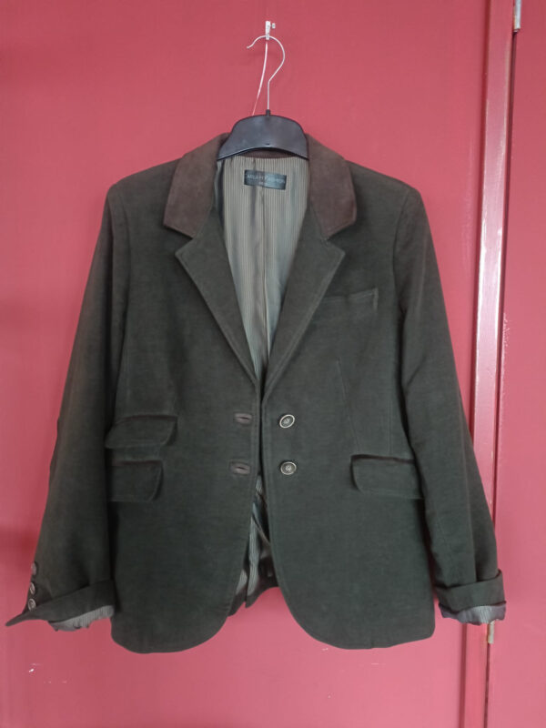 Velours Blazer - Dark Green