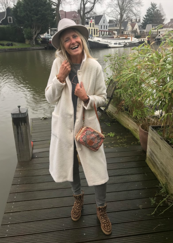 Matrix Coat Long - White