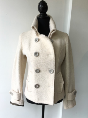 Wool Jacket Short - White