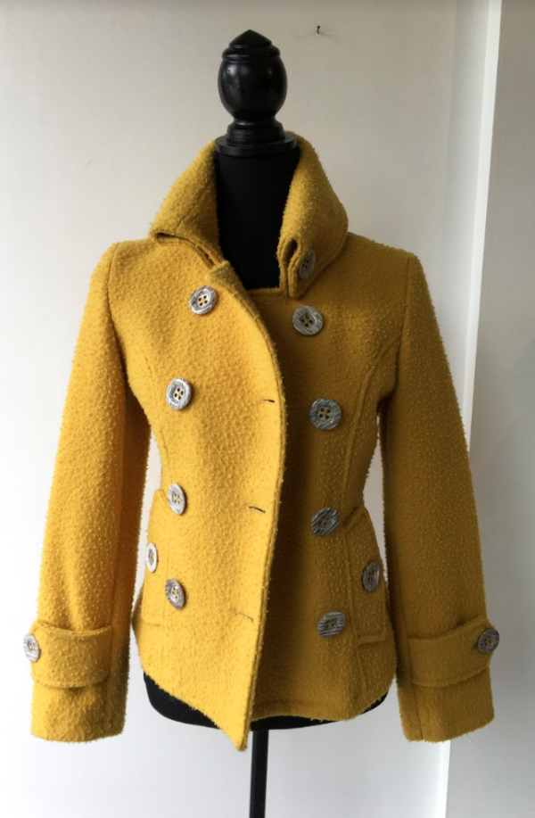 Wool Jacket Short - Yellow