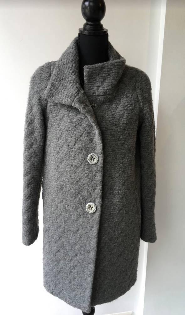 Wool Jacket Long - Grey