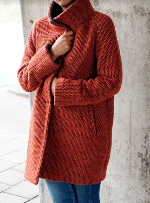 Winter Coat - Red Orange