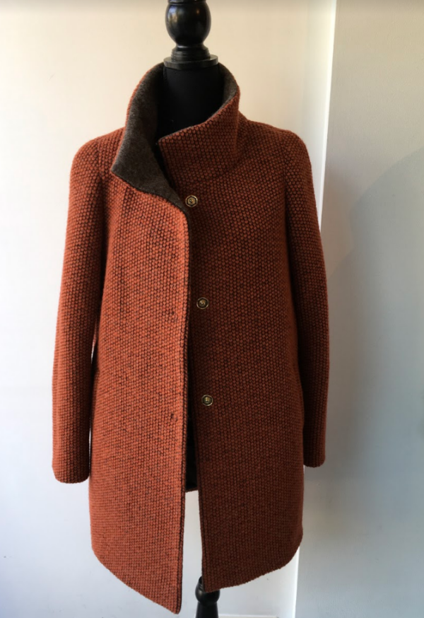 Winter Coat - Red Orange