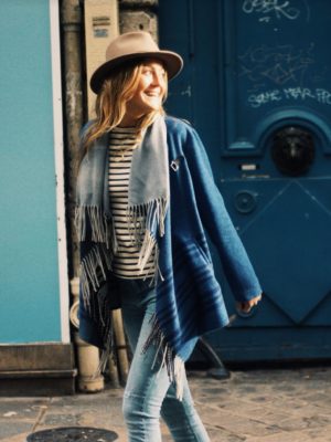 Fringe Jacket - Dark Blue