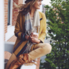 Fringe Jacket - Yellow