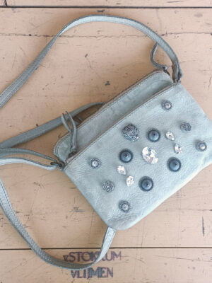 tasje_kleiner_op_gele_vintage_tafel Little Stones Bag Vintage Green