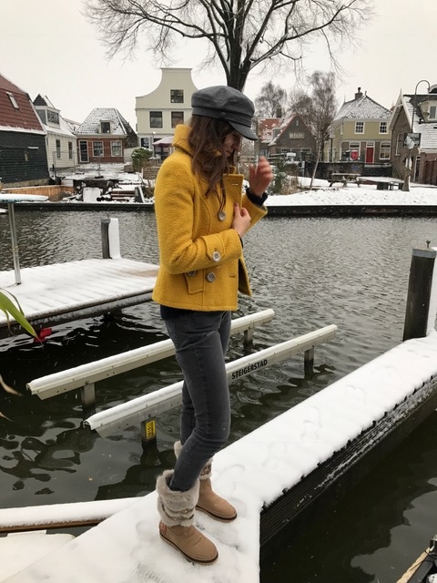 Wool Jacket Short - Yellow