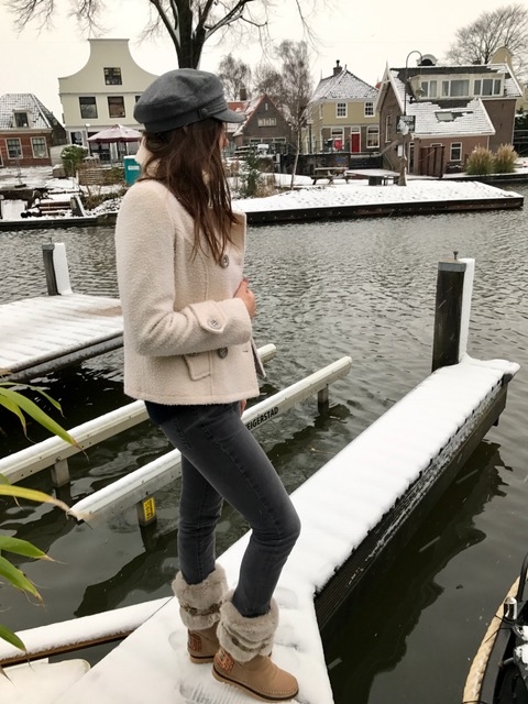 Wool Jacket Short - White