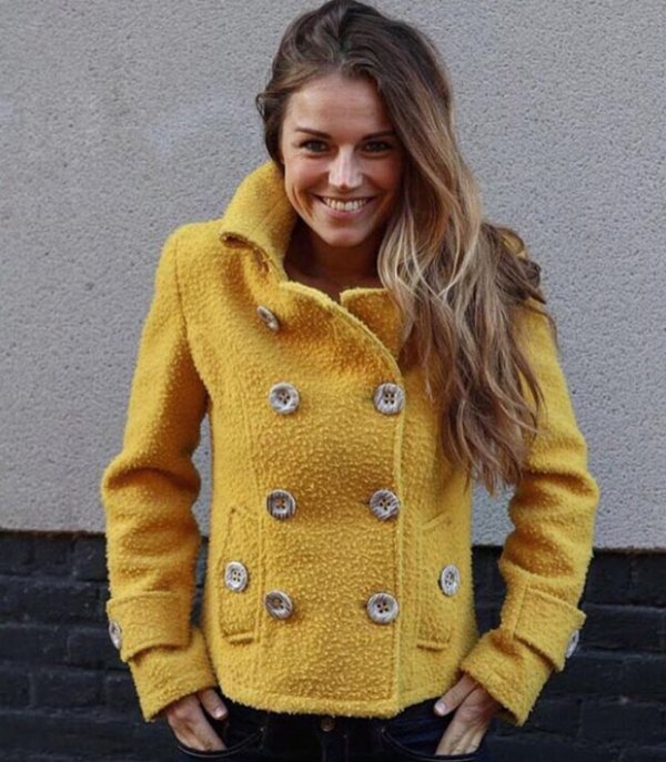 Wool Jacket Short - Yellow